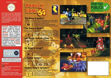 Donkey Kong 64 (Europe) (En,Fr,De,Es) box cover back